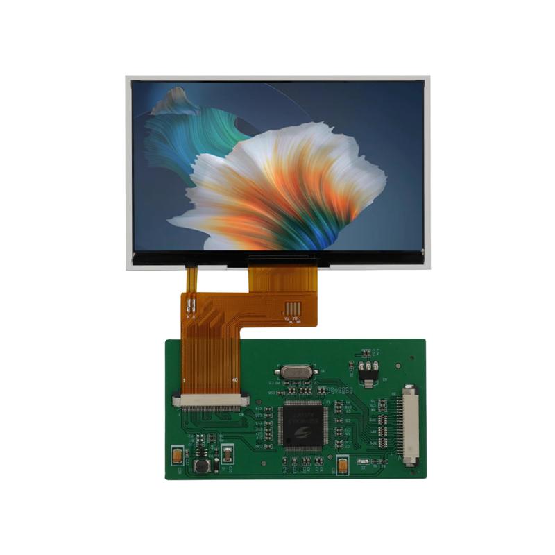 Benutzerdefiniertes 4,3-Zoll-TFT-LCD-Anzeige 480 x 272 WQVGA